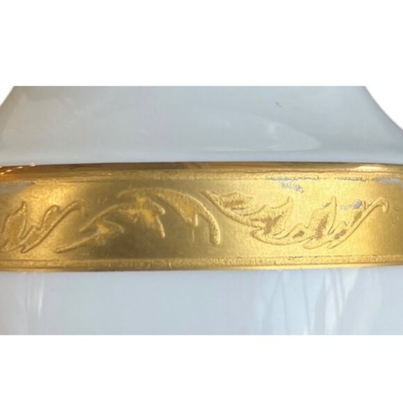 VTG Lenox Landmark Gold Classic Collection Laurel Band Salt & Pepper Set - Picture 16 of 16